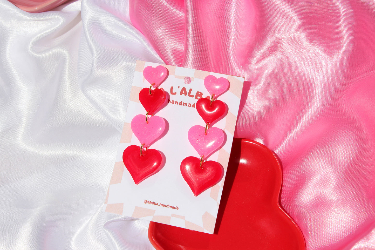 LOVE CHAINED rojo/rosa