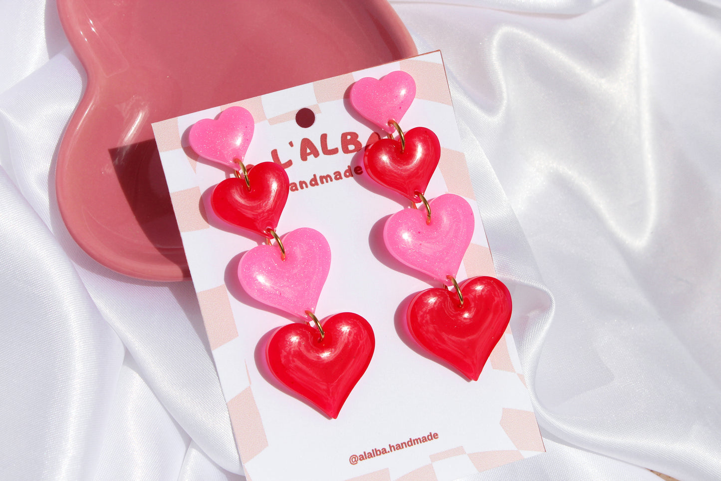 LOVE CHAINED rojo/rosa