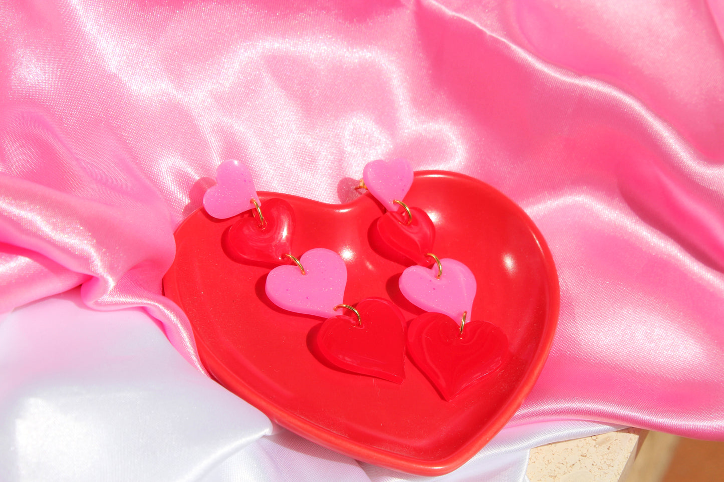 LOVE CHAINED rojo/rosa