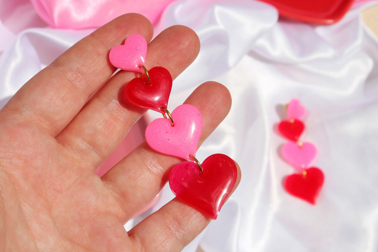 LOVE CHAINED rojo/rosa