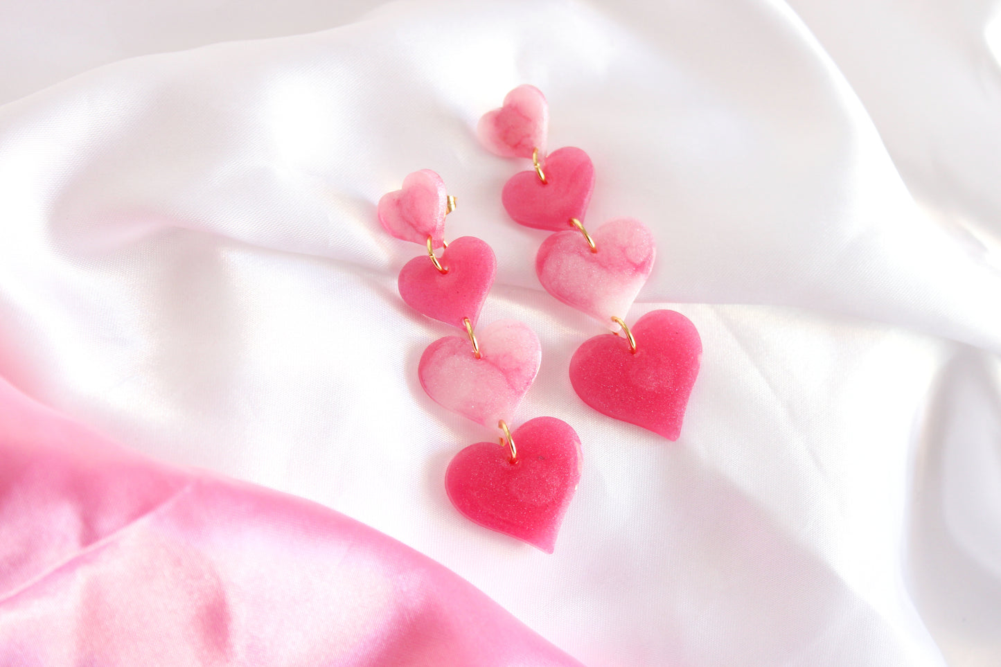 LOVE CHAINED rosa/blanco