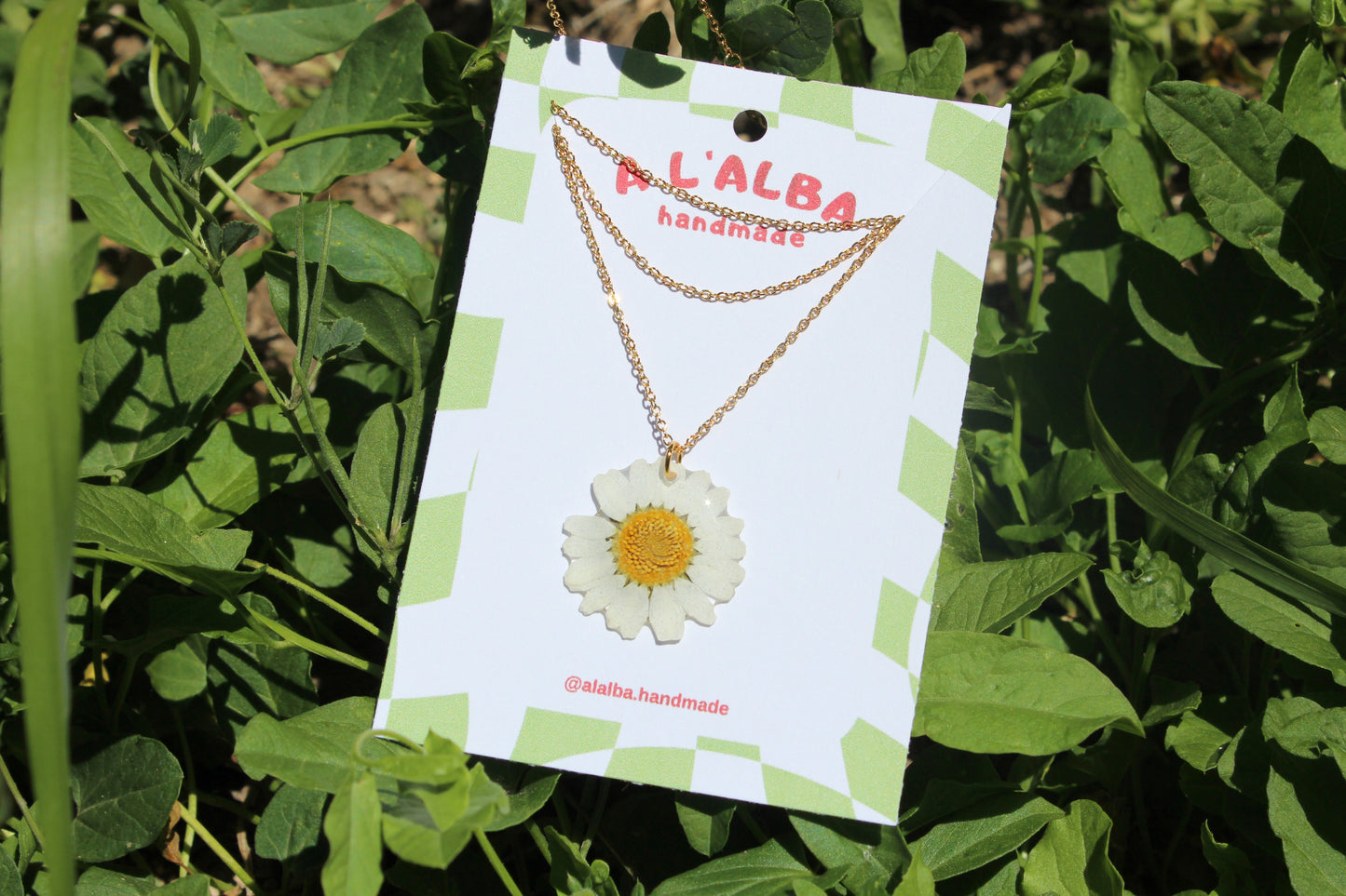 COLGANTE DAISY blanco