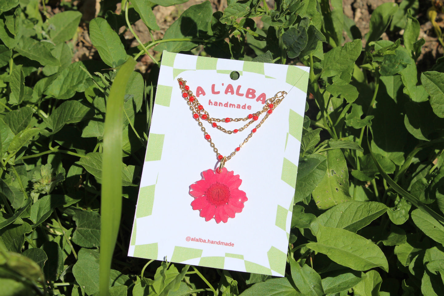 COLGANTE DAISY rojo