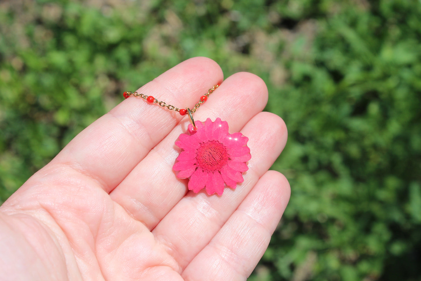 COLGANTE DAISY rojo