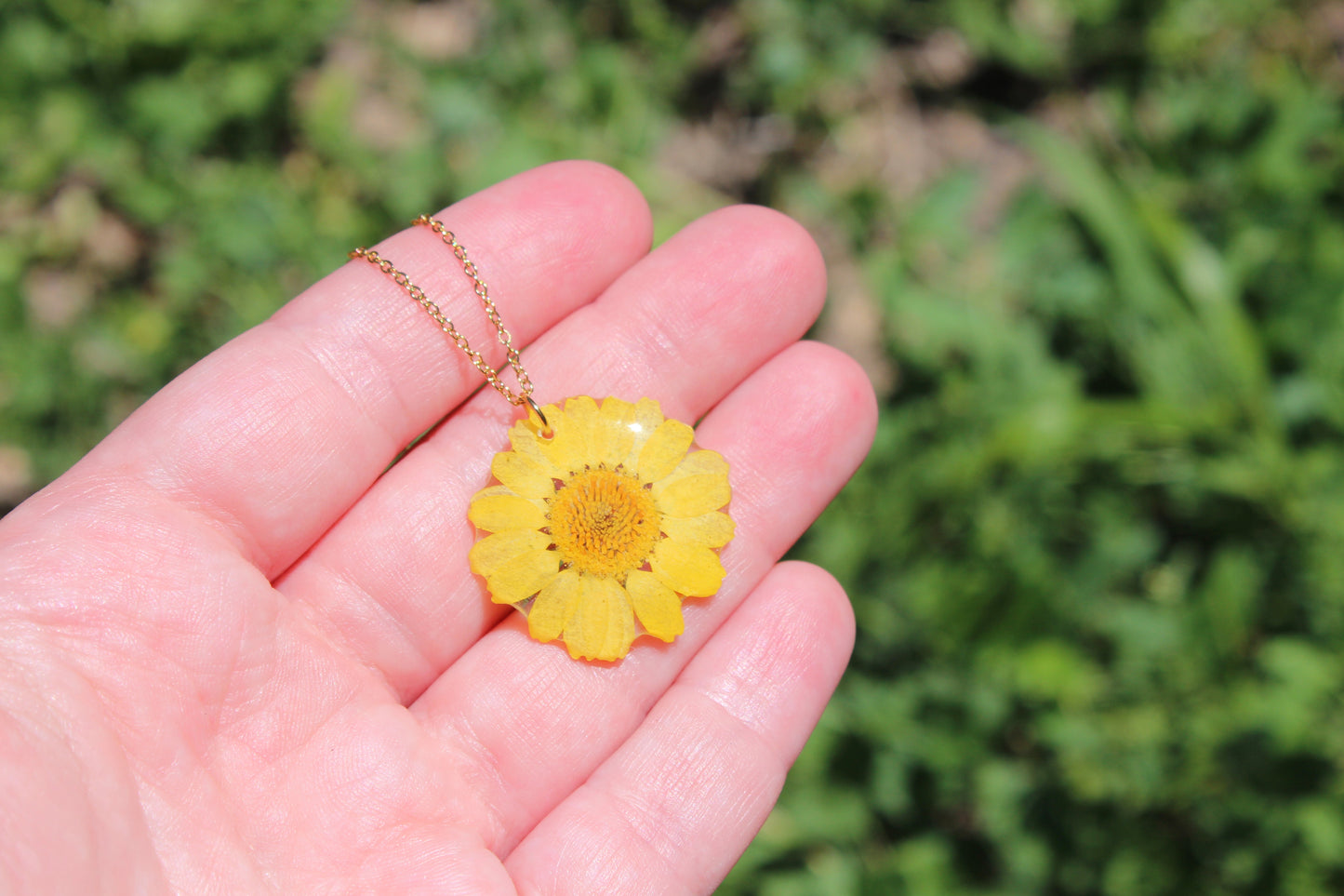 COLGANTE DAISY amarillo