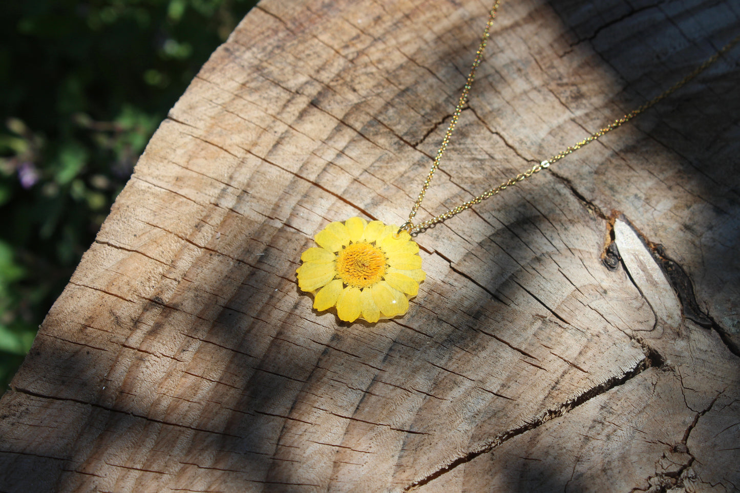 COLGANTE DAISY amarillo