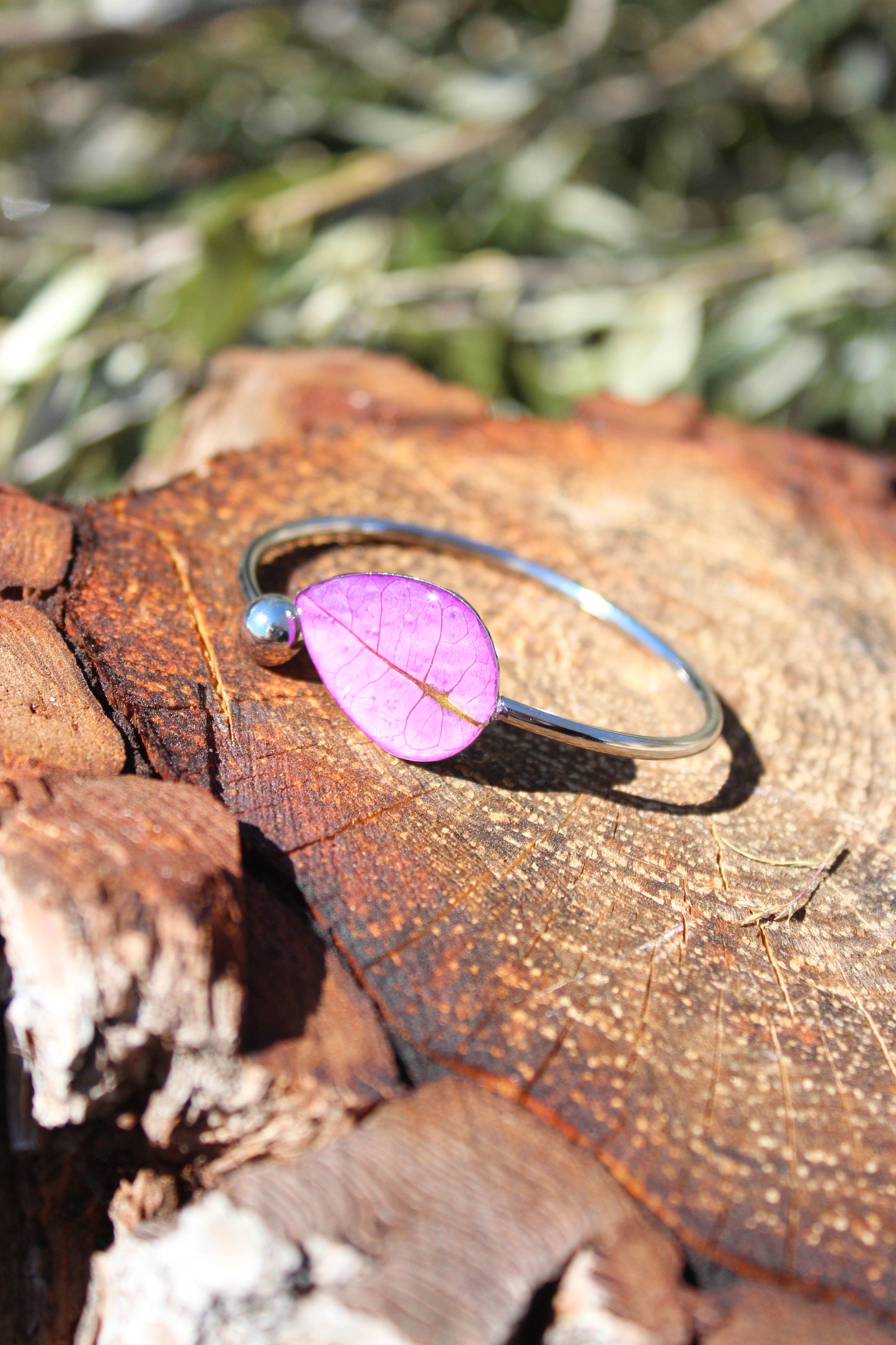 PULSERA BUGANVILLA hoja