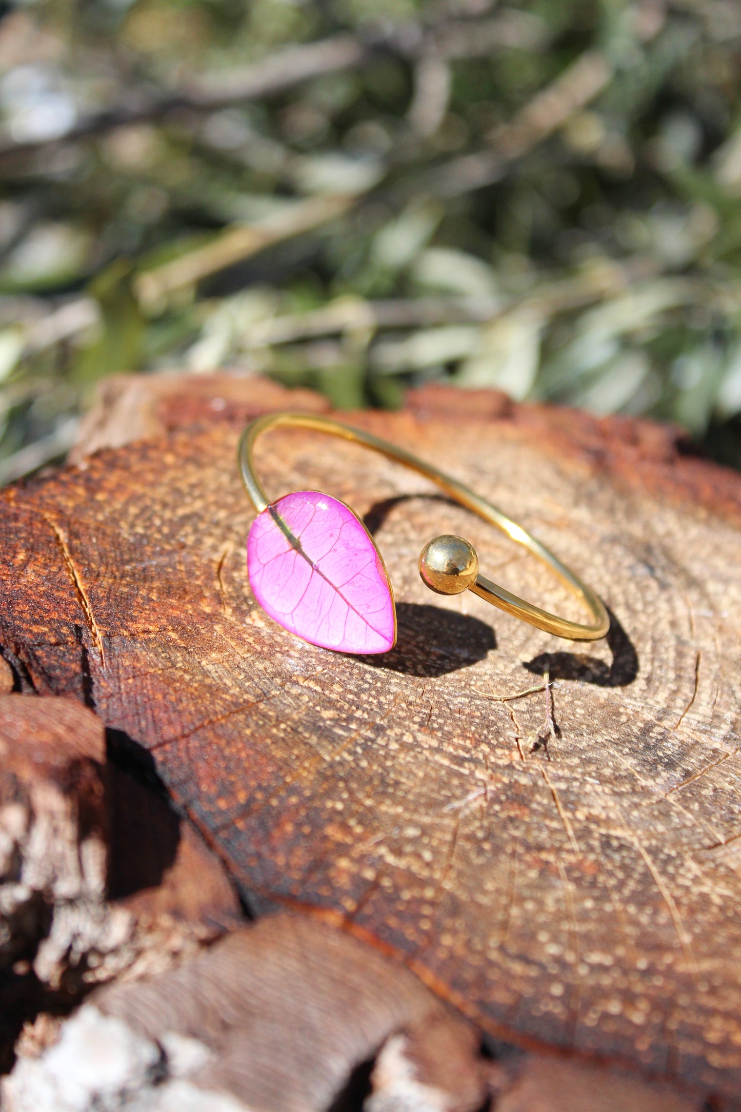 PULSERA BUGANVILLA hoja