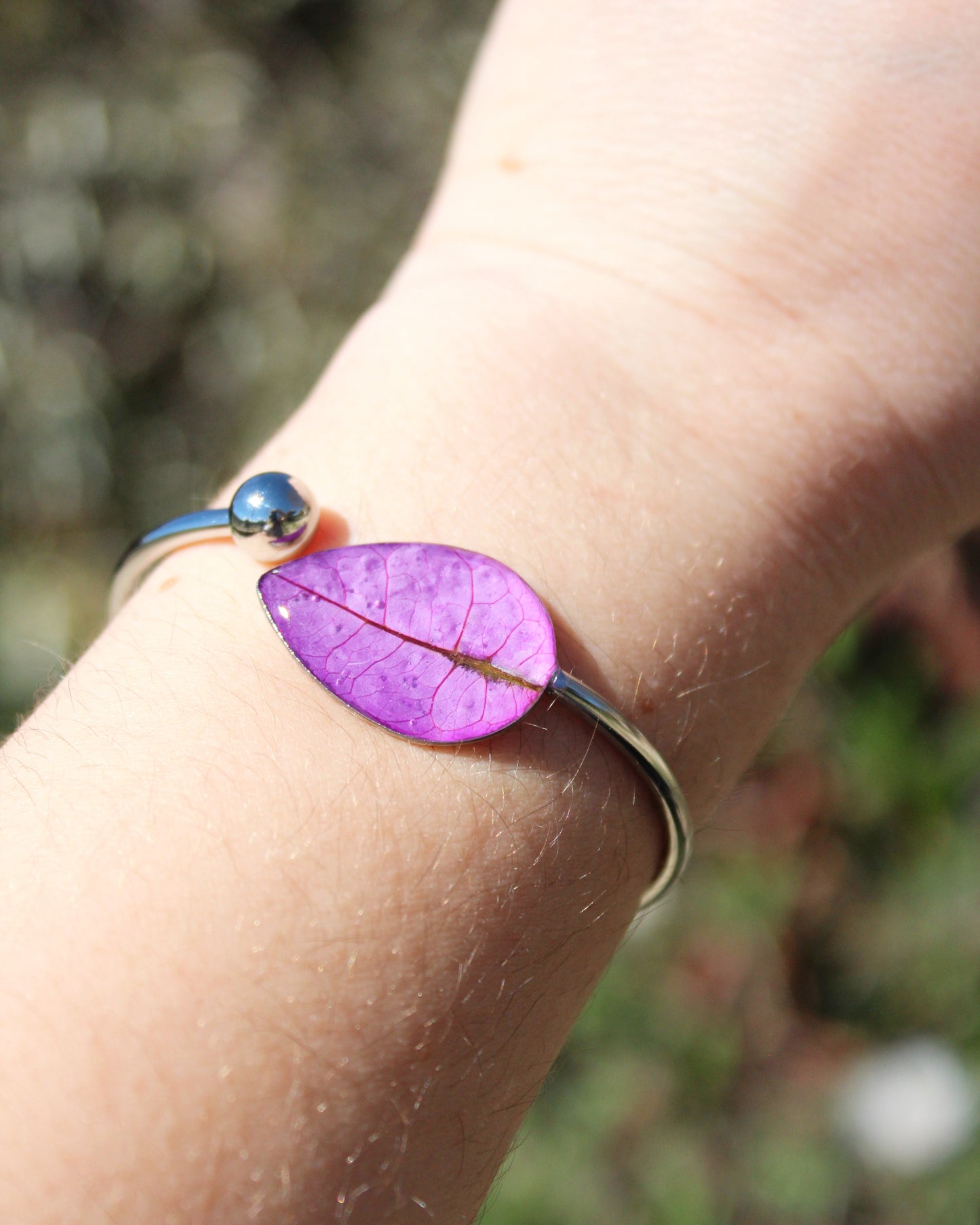 PULSERA BUGANVILLA hoja