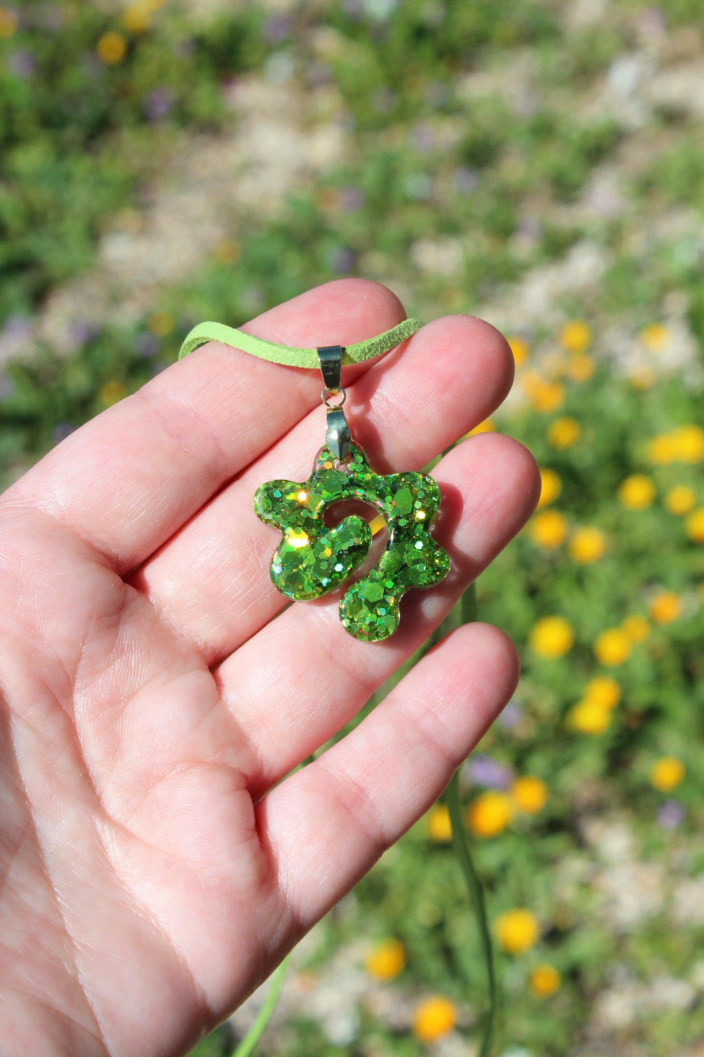 COLGANTE ESPIRAL verde