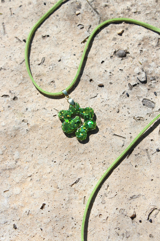 COLGANTE ESPIRAL verde