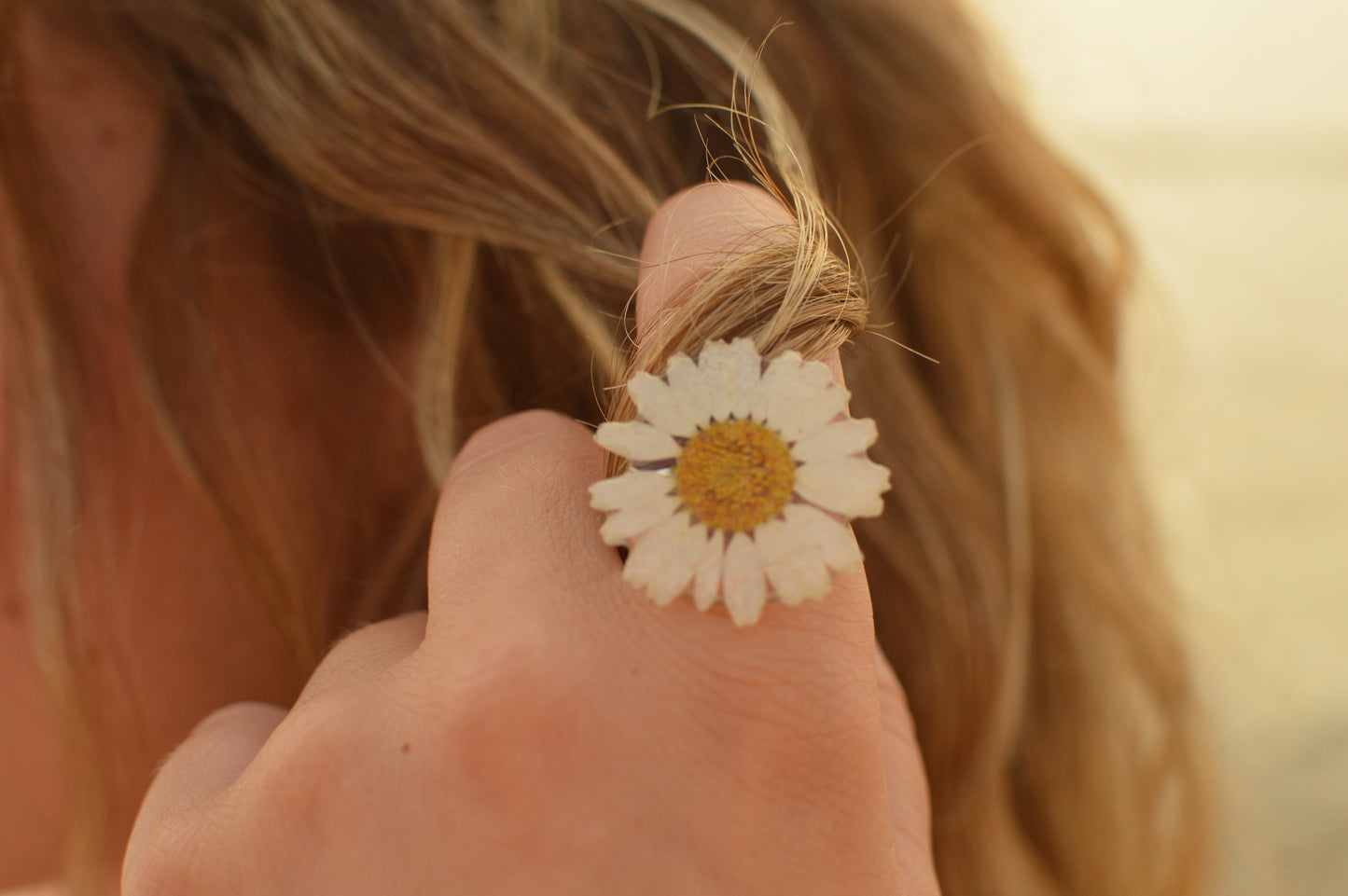 ANILLO DAISY blanco