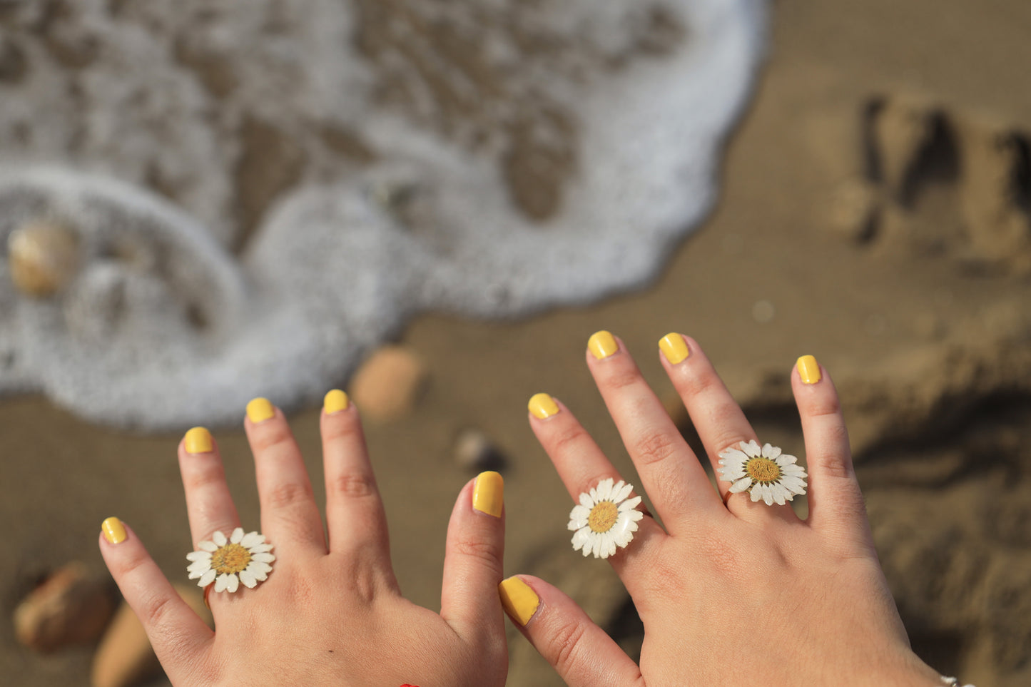ANILLO DAISY blanco