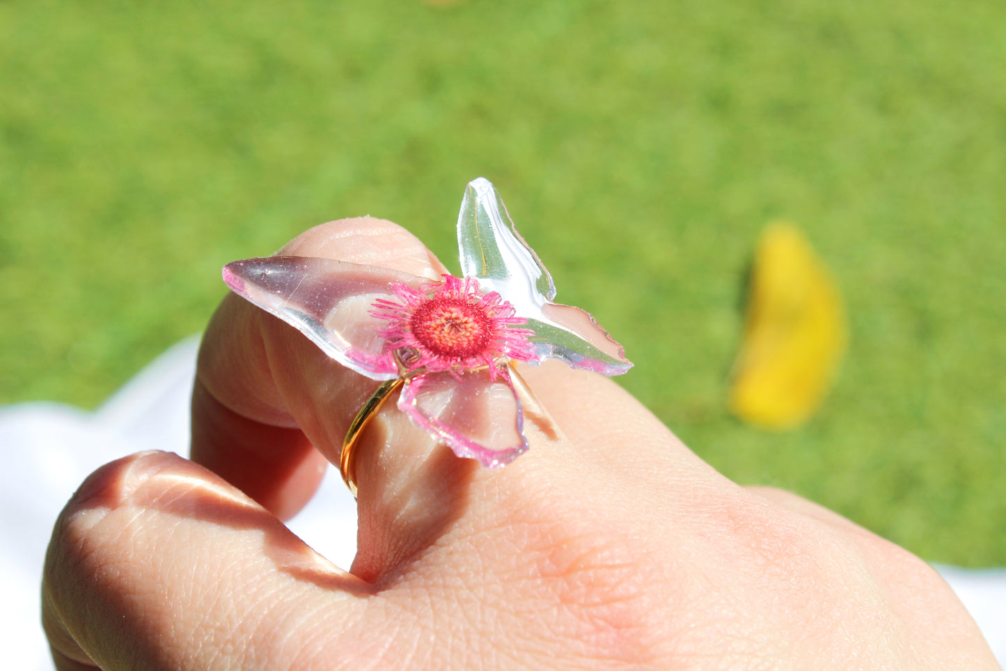 ANILLO FLOWERFLY rojo