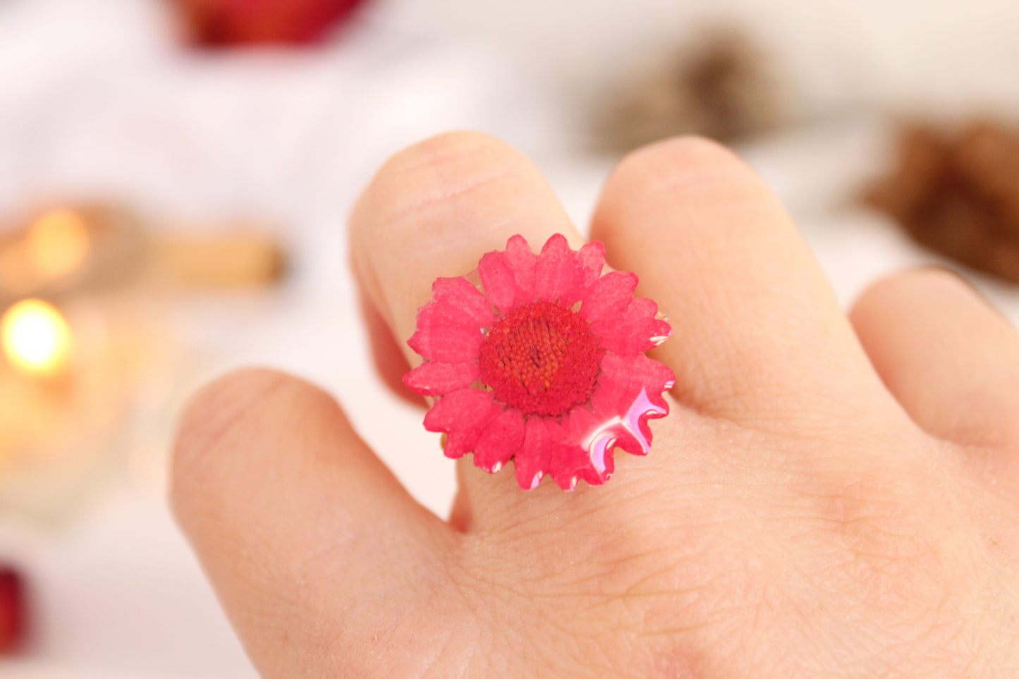 ANILLO DAISY rojo