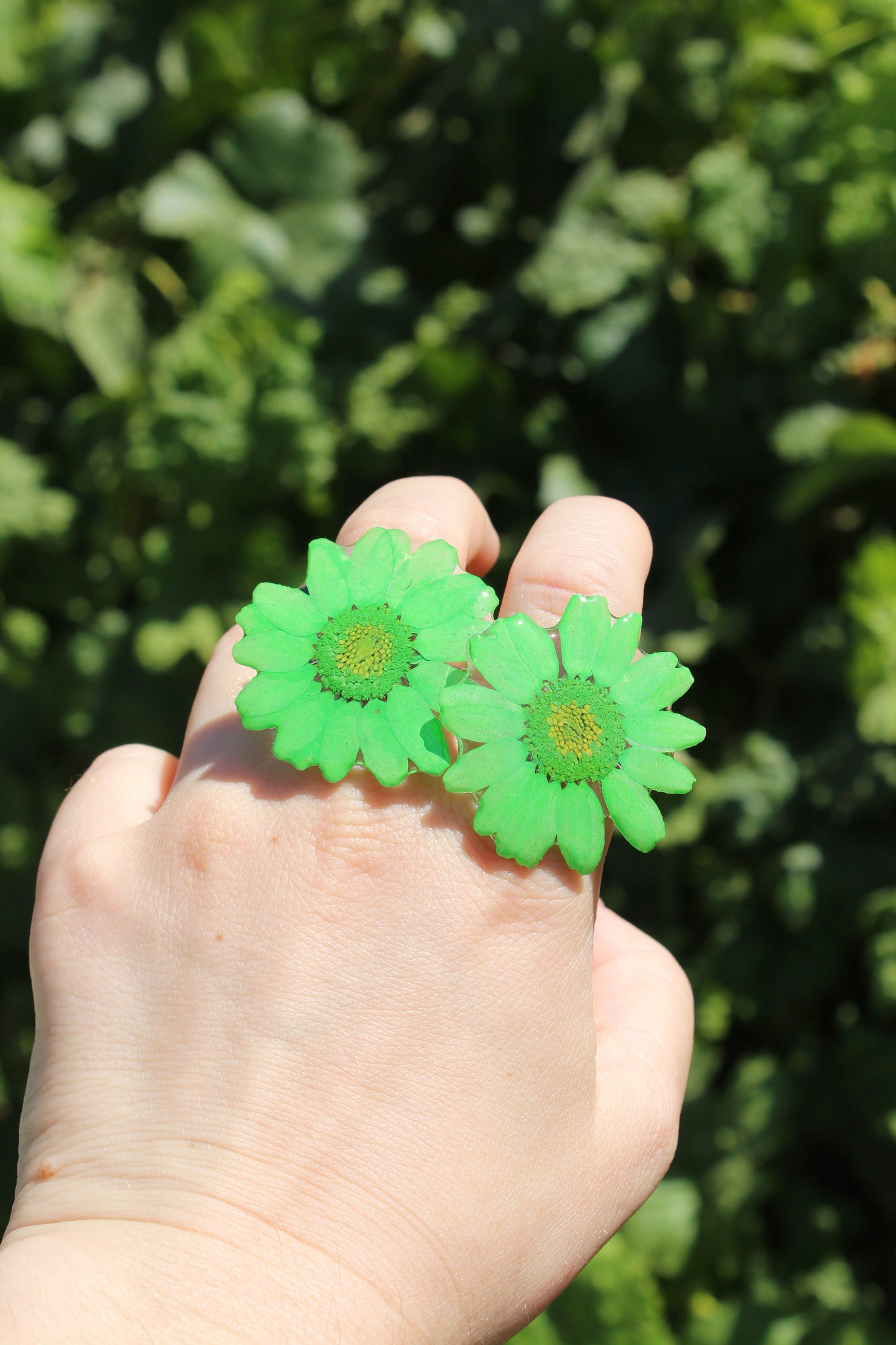 ANILLO DAISY verde