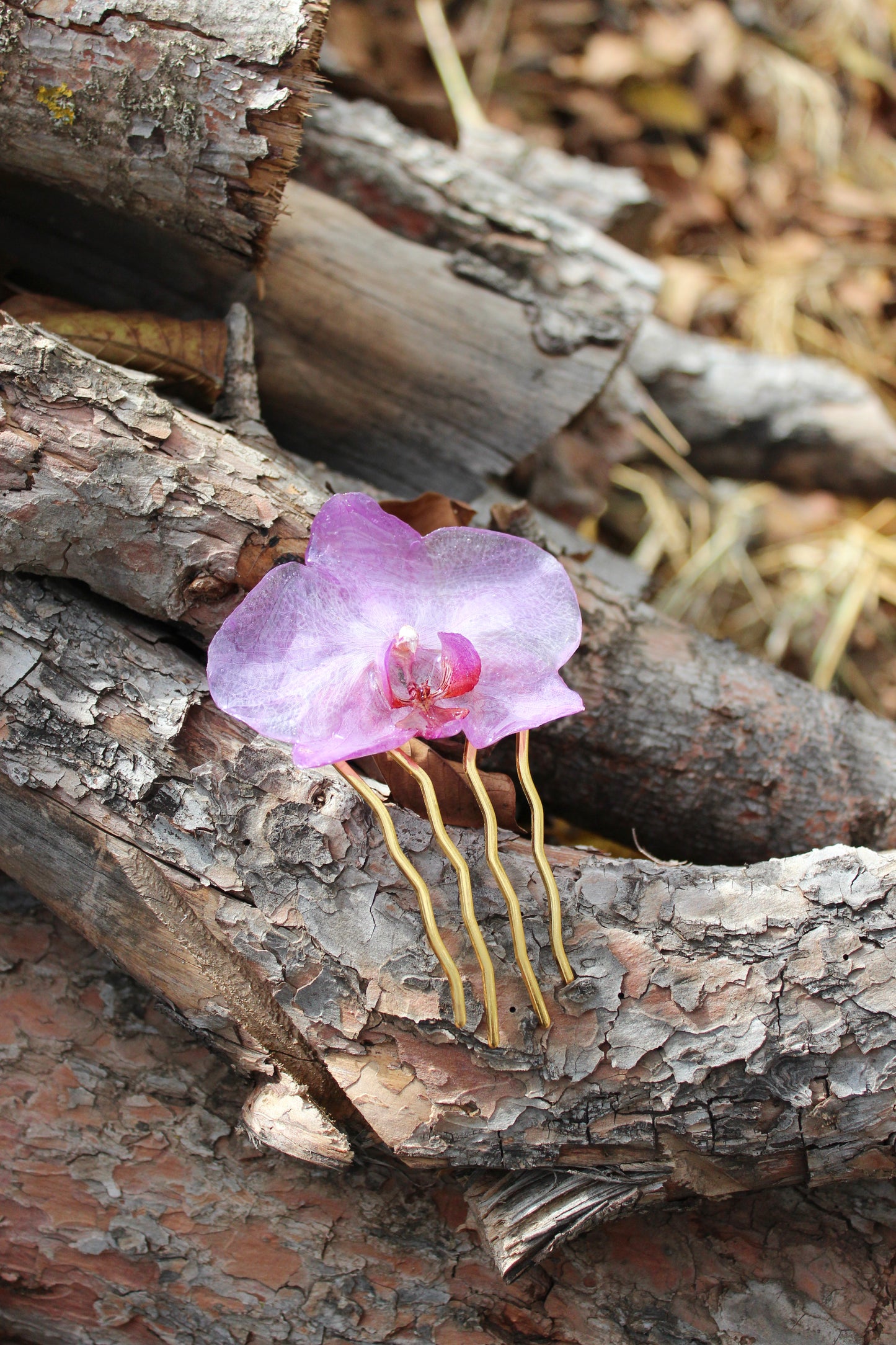 PEINETA ORQUÍDEA