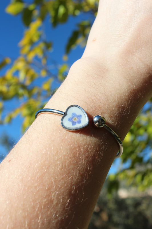 PULSERA NOMEOLVIDES heart