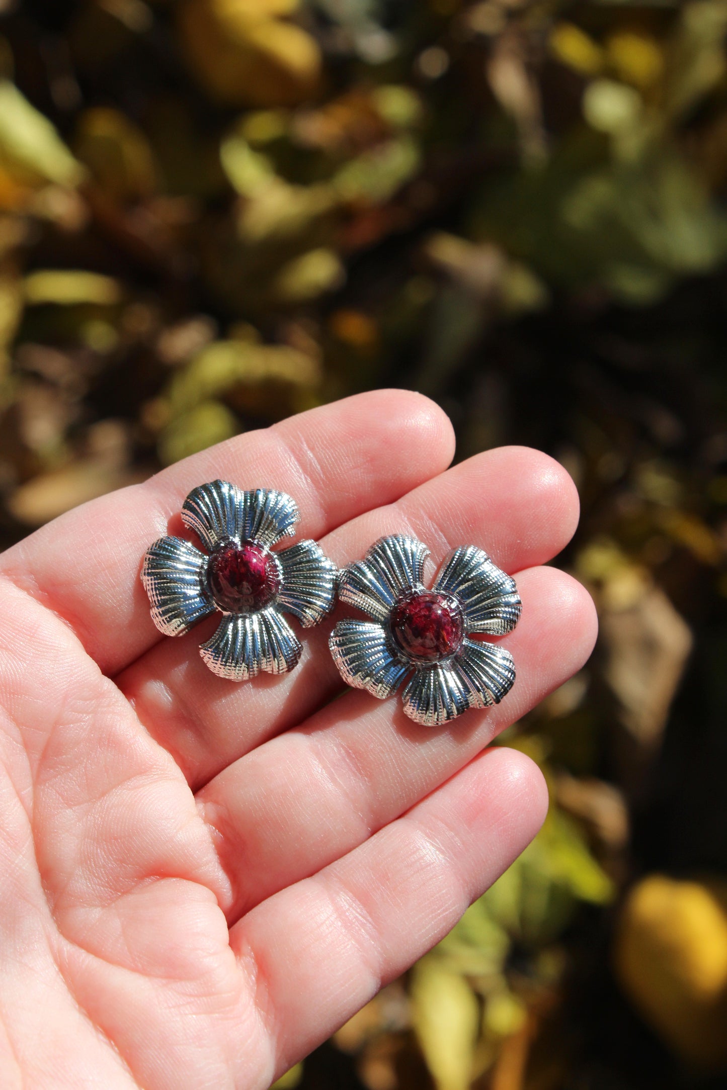 FLORETA METÁLICA rosa