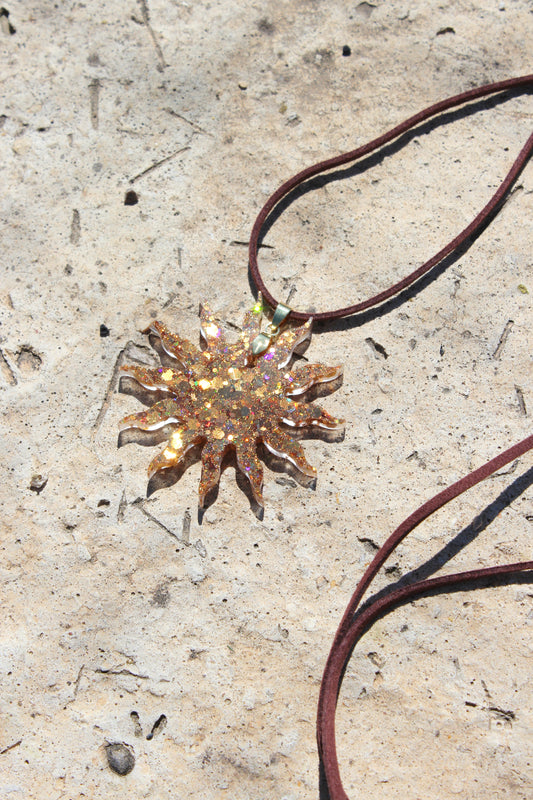 COLGANTE GLITTER SUN