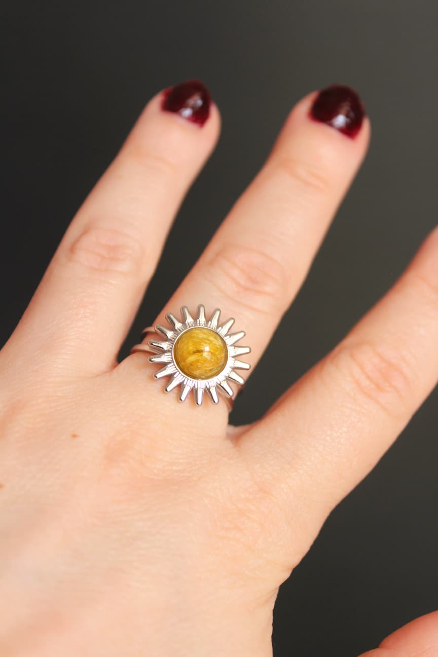 ANILLO EL SOL plat.