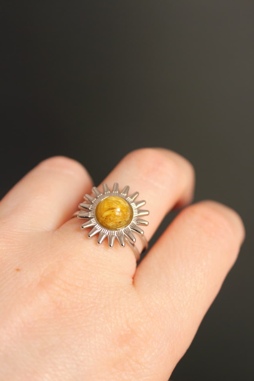 ANILLO EL SOL plat.